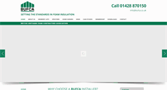 Desktop Screenshot of bufca.co.uk